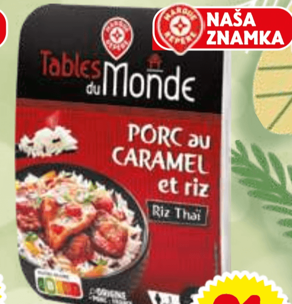 Svinjina s karamelo Tables du Monde