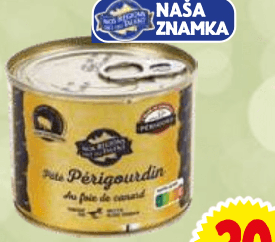 Pašteta iz račjih jeter Perigourdin 180 g