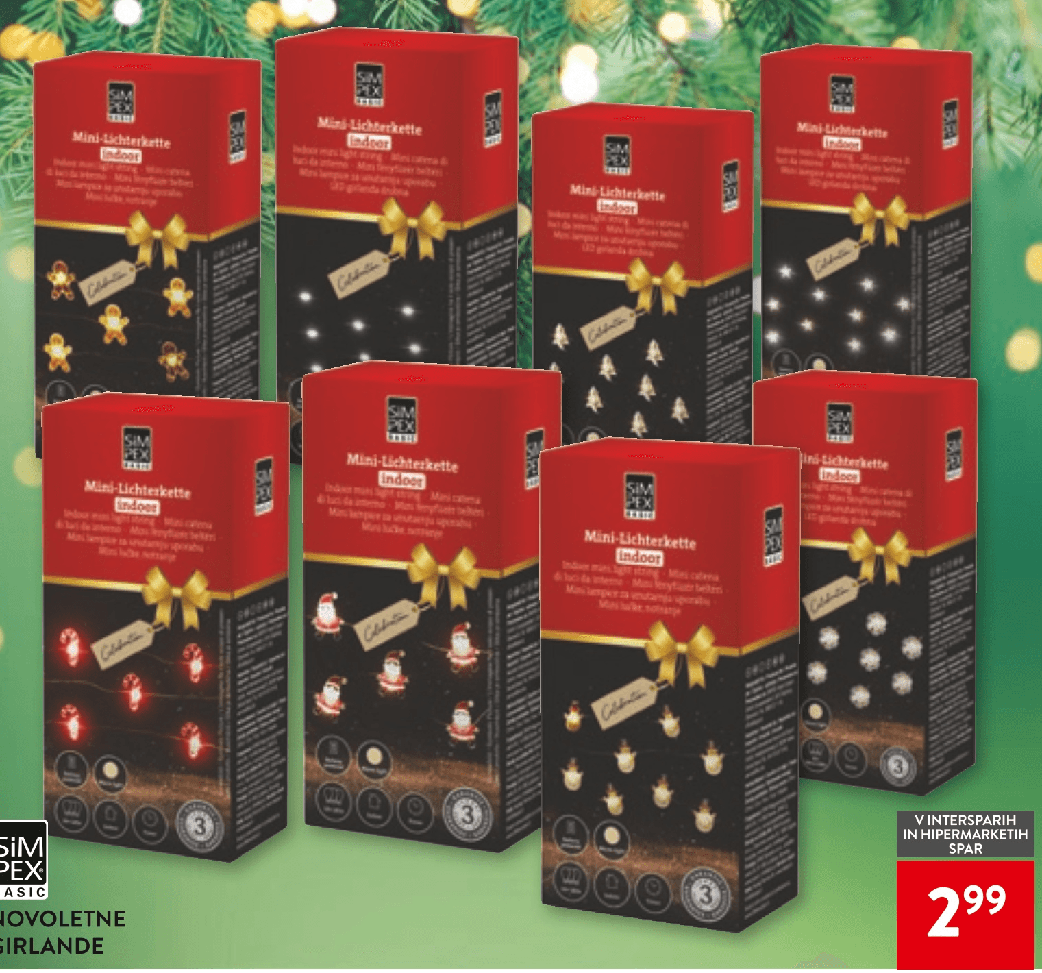 Simpex Basic Novoletne girlande