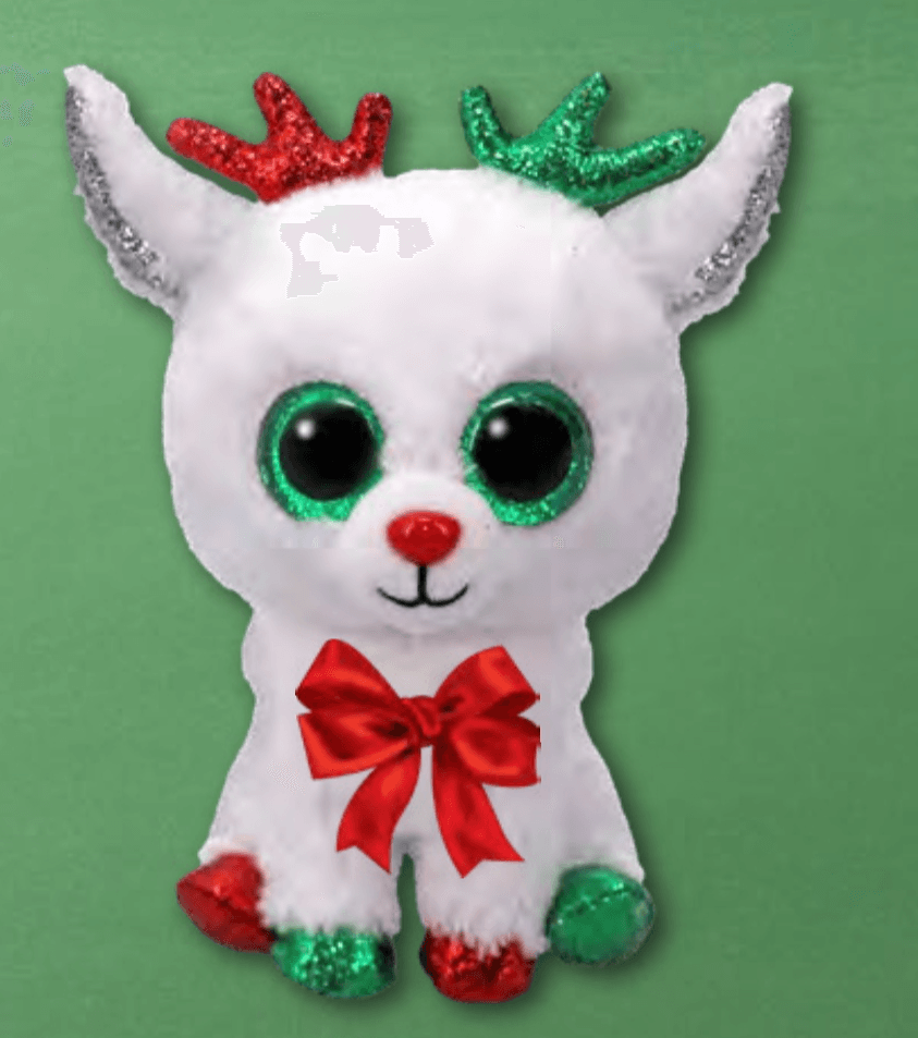 TY Plišasti severni jelen Tinsel 15 cm