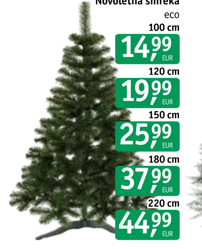 Novoletna smreka eco 220 cm