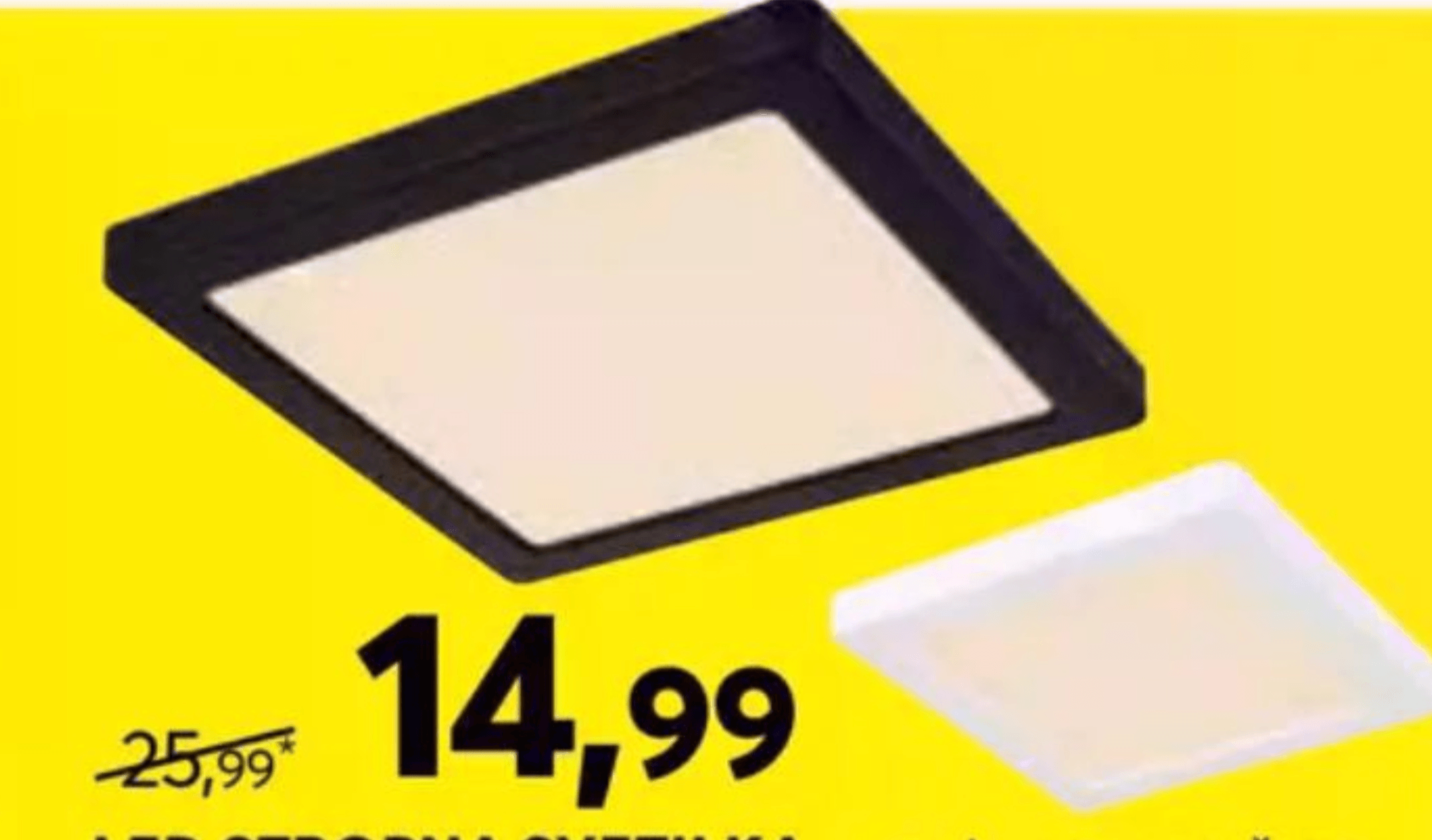 LED stropna svetilka