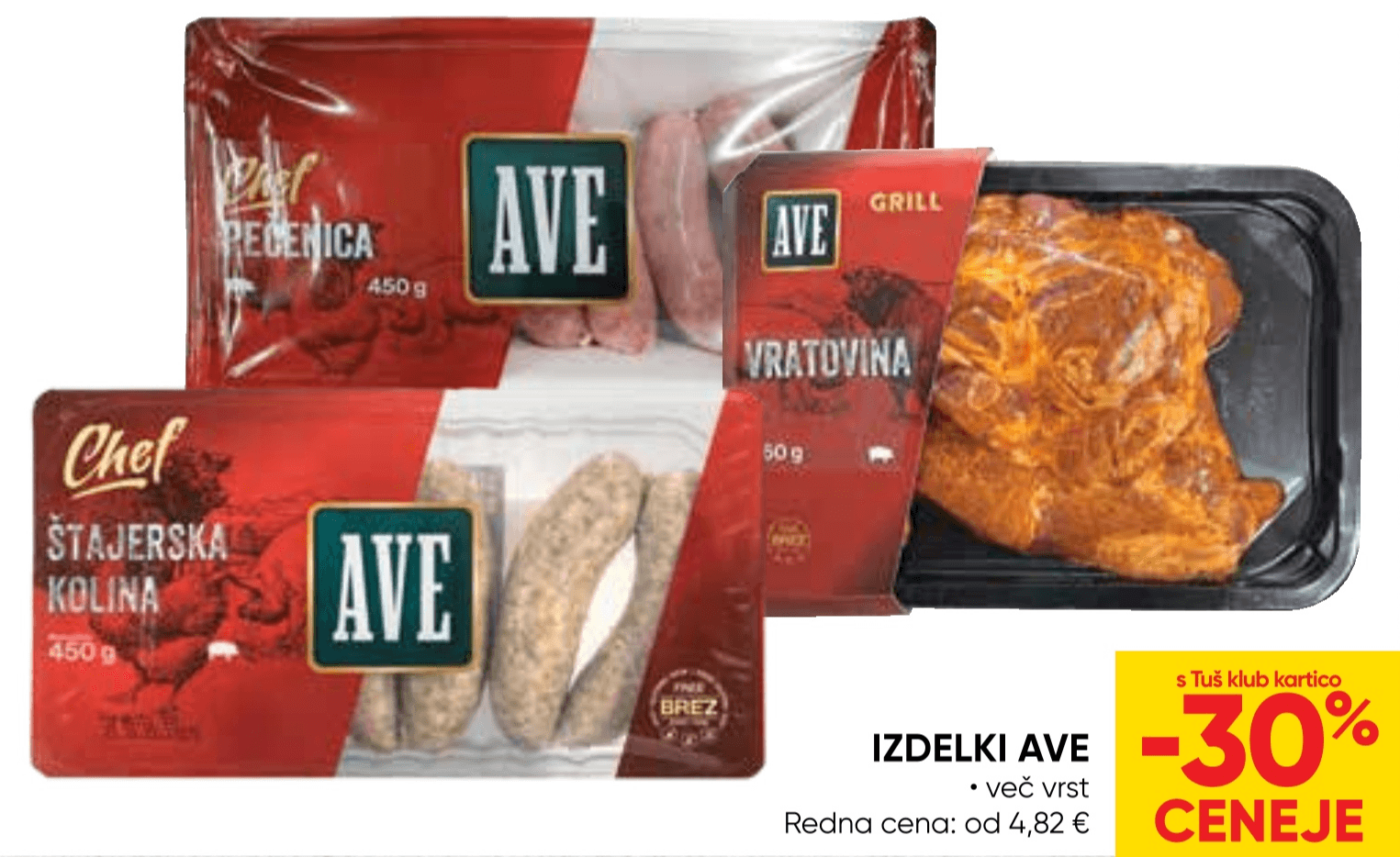 Izdelki AVE Ave