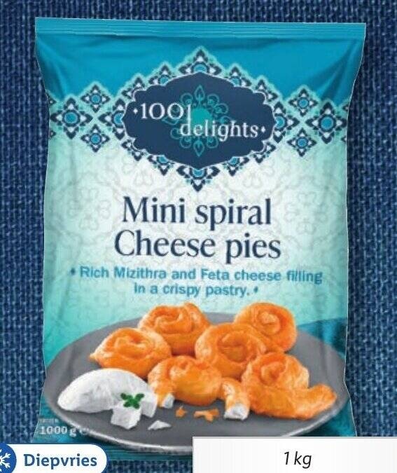Mini spiral Cheese pies 1 kg - Akcija v trgovini Lidl