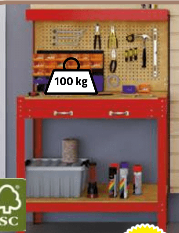 Kovinska delovna miza - Akcija v trgovini E.Leclerc