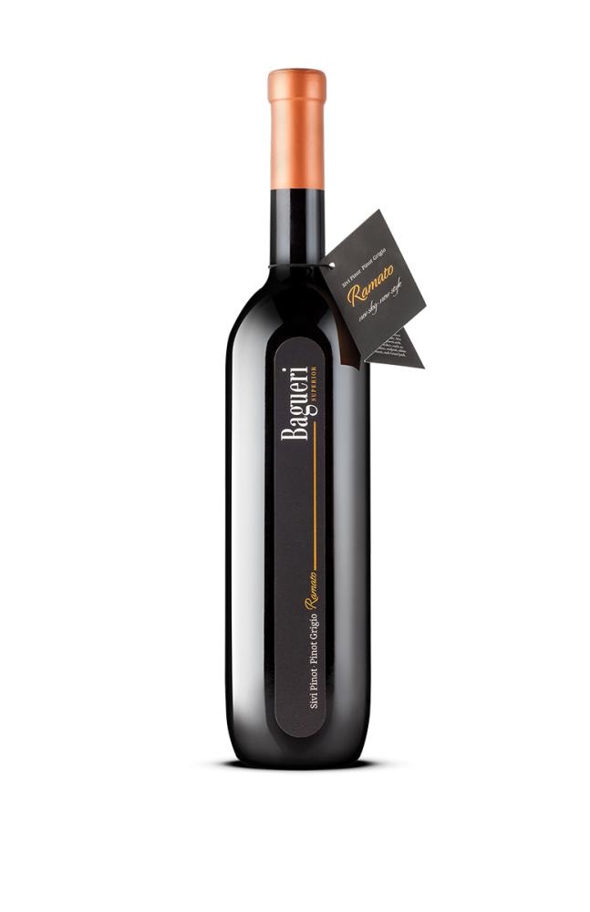 Bagueri Vrhunsko Vino ZGP Sivi Pinot Ramato ali Sauvignon Blanc 0,75 l BAGUERI