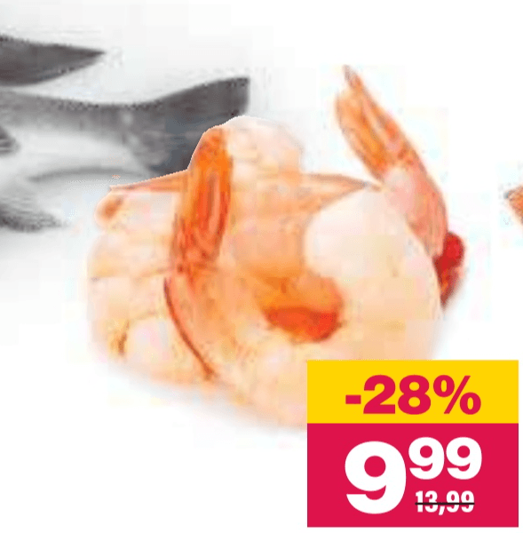 Kuhane bele kozice - Akcija v trgovini Mercator