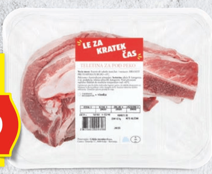 Teletina za pod peko