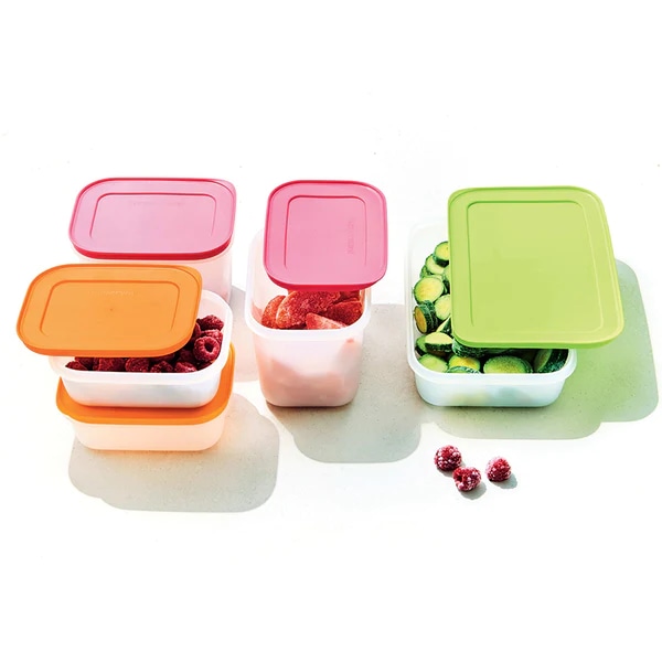 Različni kompleti posod za zamrzovanje