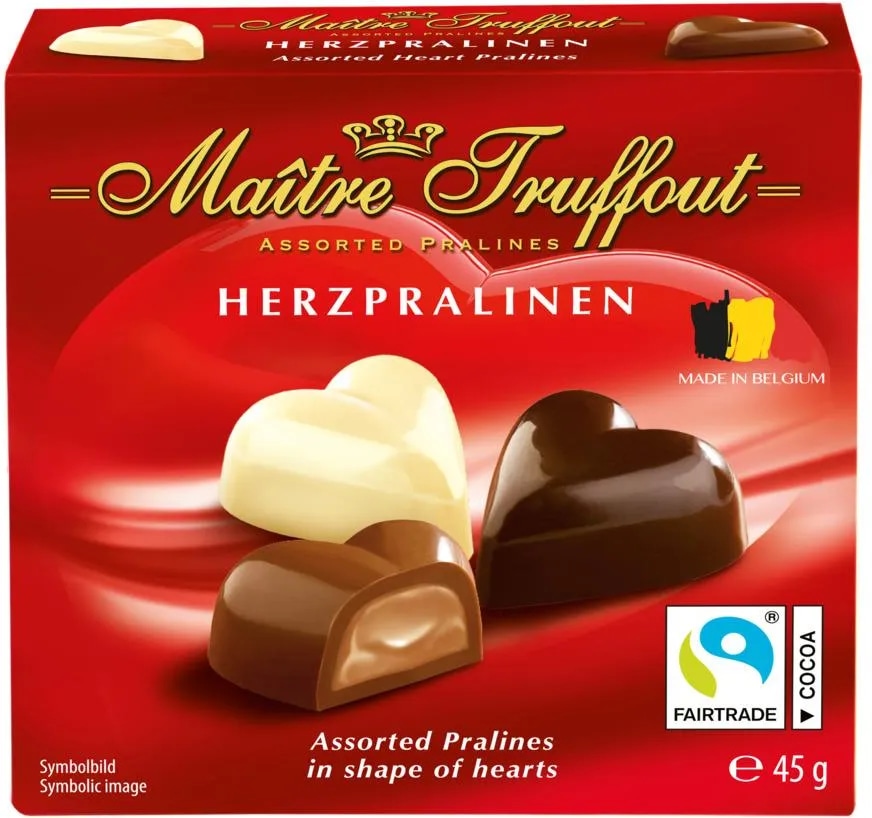 Maître Truffaut Mini Pralineji Srce 45 g - Akcija v trgovini Jager