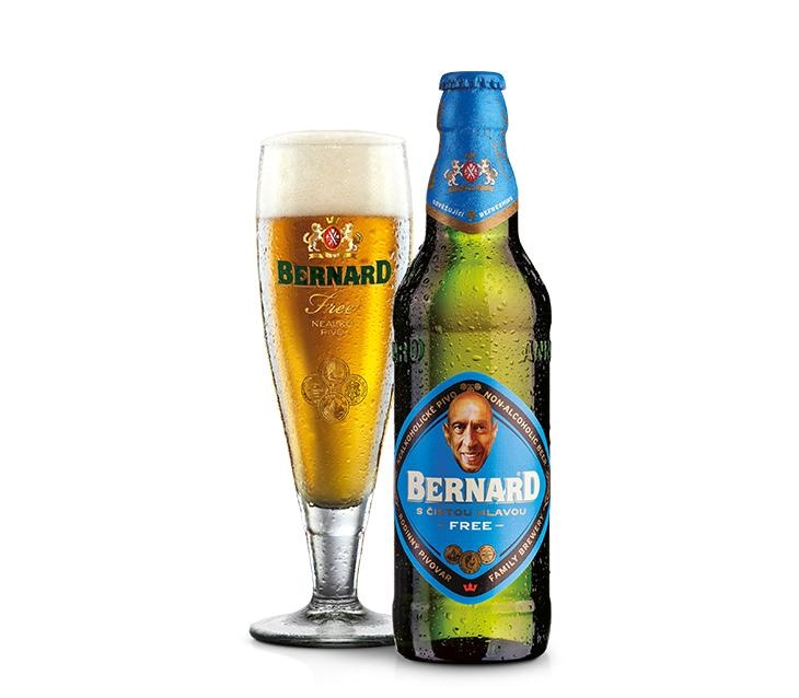 Brezalkoholno svetlo pivo Bernard 0,5 l