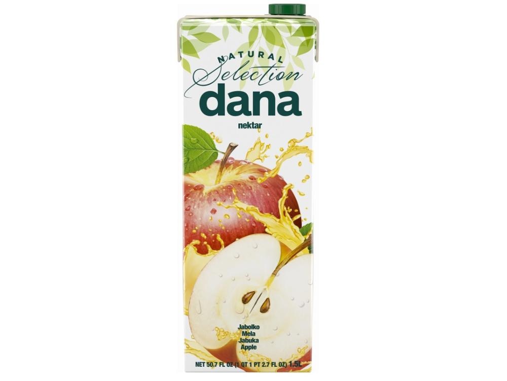 Izbrani sokovi, nektarji in pijače Dana 1 l ali 1,5 l