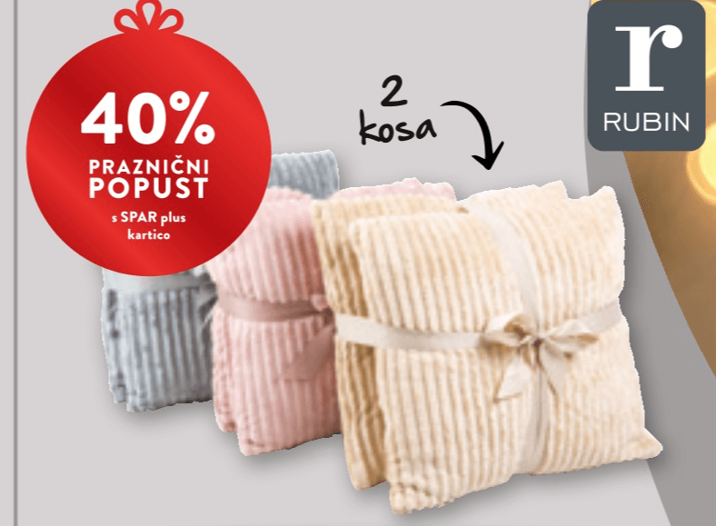 Vzglavnik Soft 2 kosa