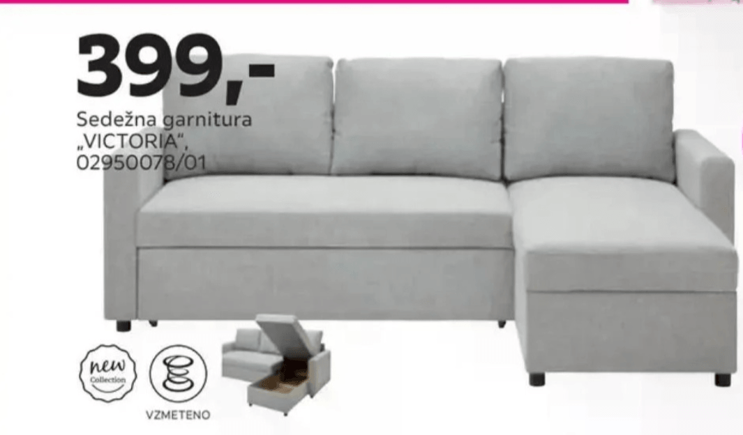 Sedežna garnitura "VICTORIA"