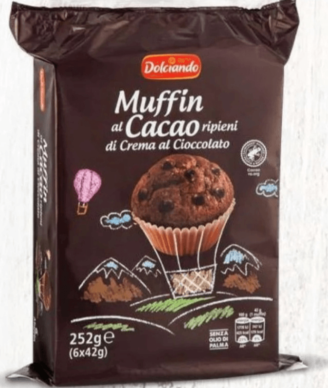 Čokoladni mafin s čokoladno kremo 252 g