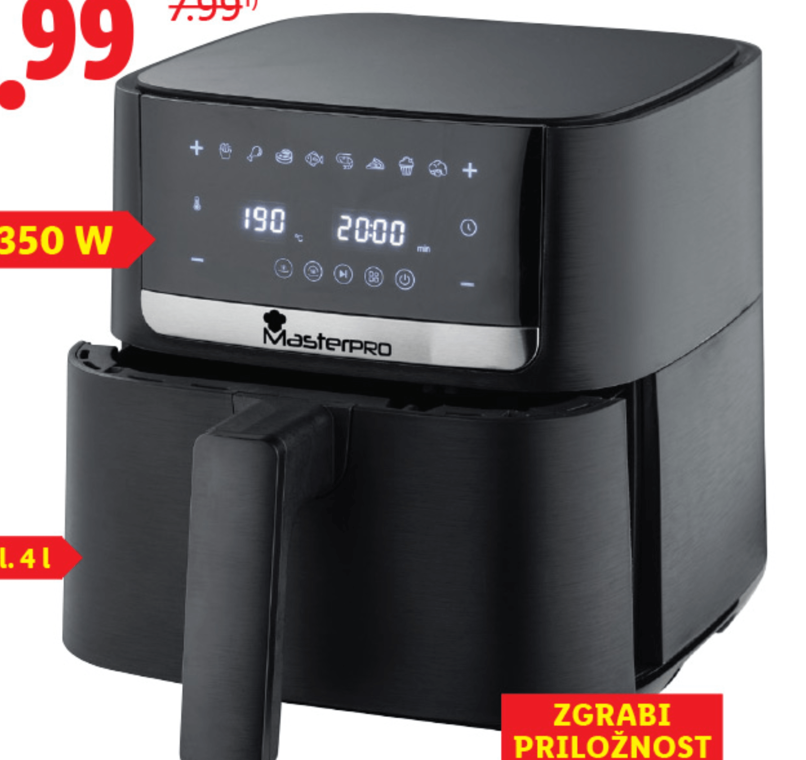 Masterpro Cvrtnik na vroči zrak