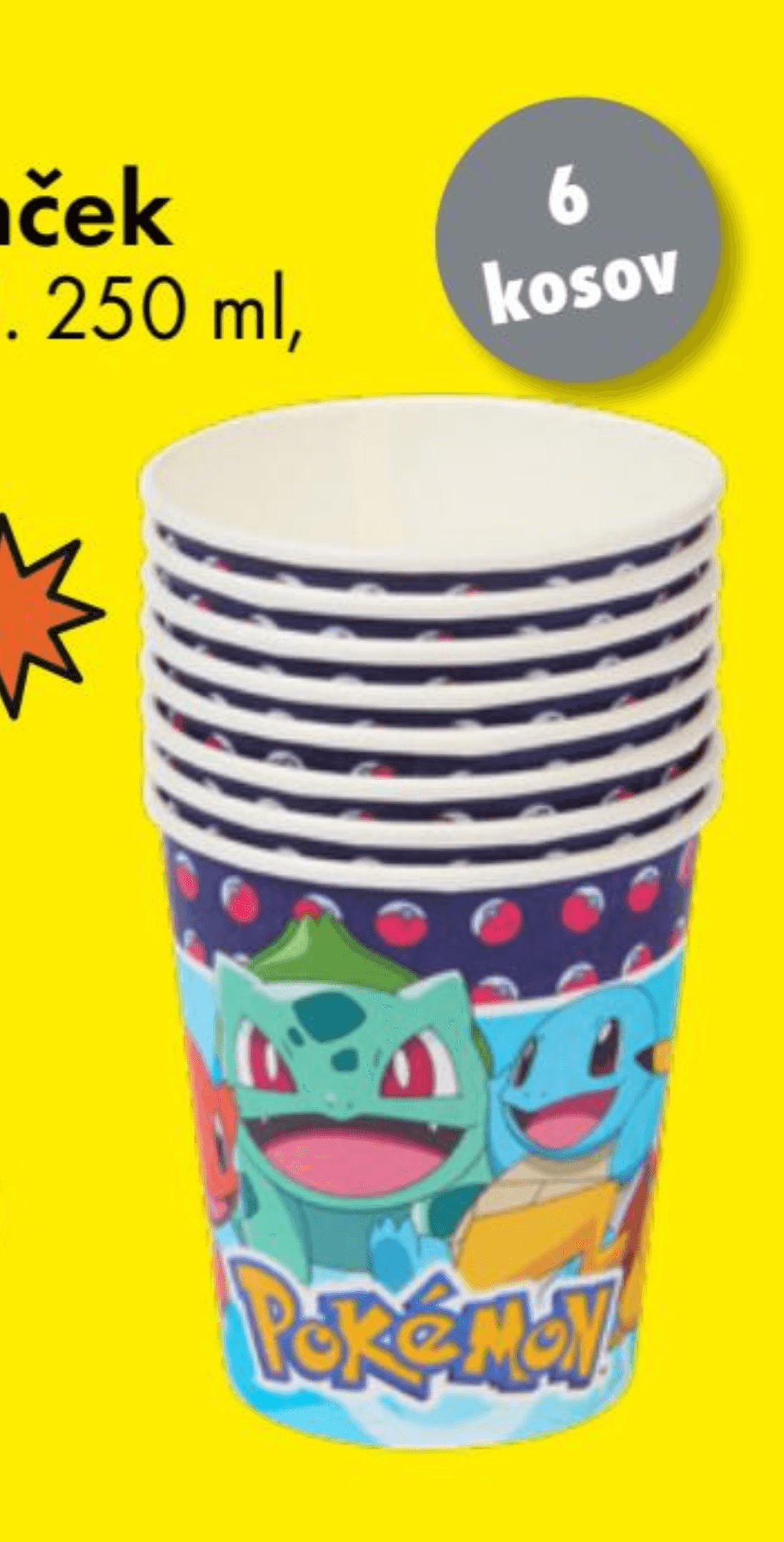 Papirnati lonček 6 kosov