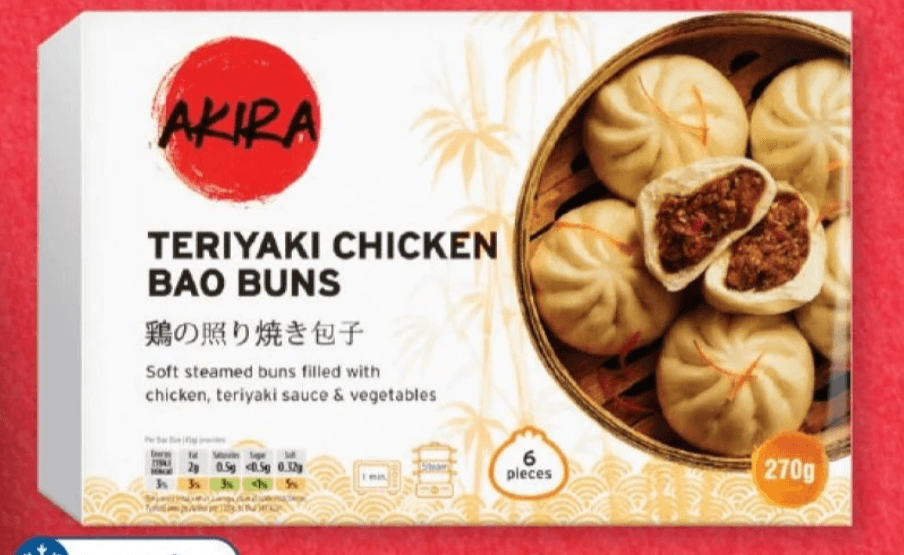 AKIRA Žepki s piščancem „Bao Buns" 270 g (6 x 45 g) - Akcija v trgovini Lidl
