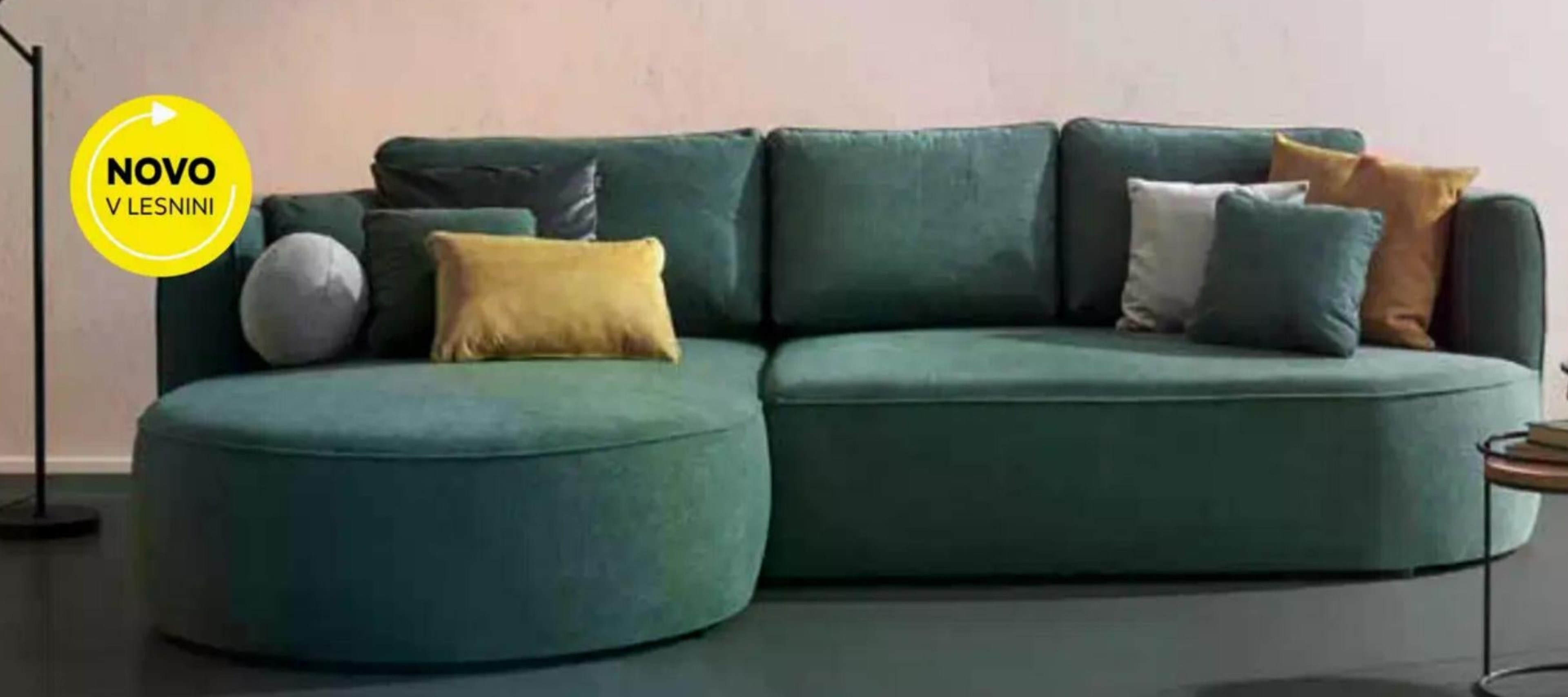 Sedežna garnitura - Akcija v trgovini Lesnina