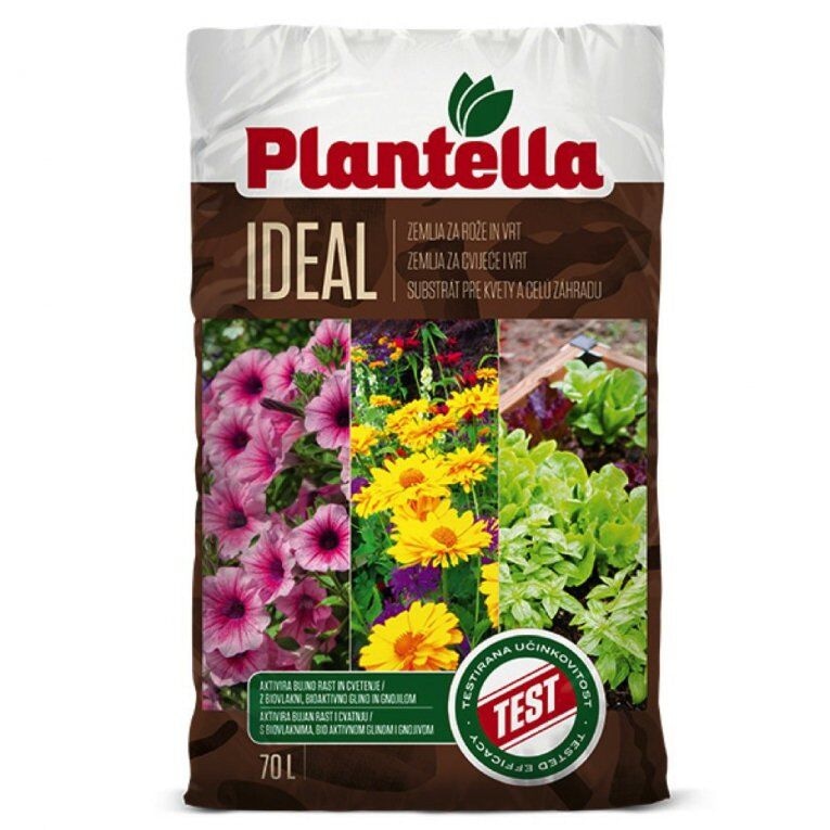 Plantella Ideal Zemlja za rože in vrt 70 L - Akcija v trgovini Obi