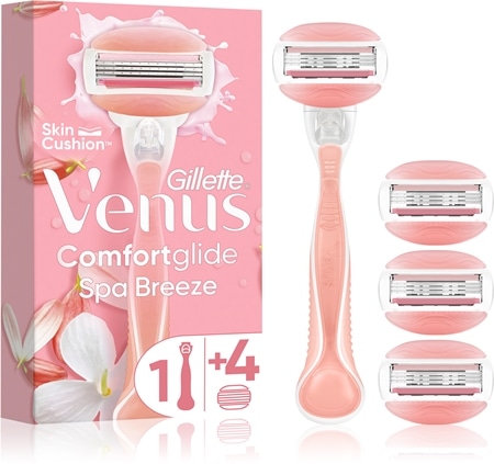 Gillette Venus Comfortglide Spa Breeze nadomestne britvice za damski sistemski brivnik 4 kosi