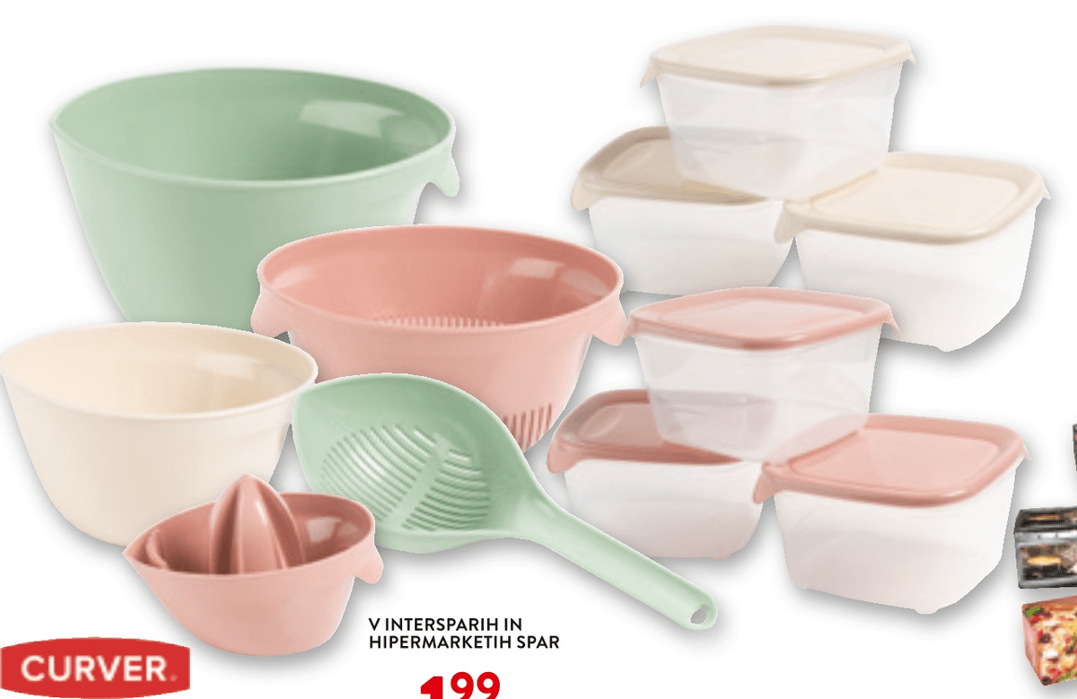 Curver izbrani izdelki - Akcija v trgovini Spar