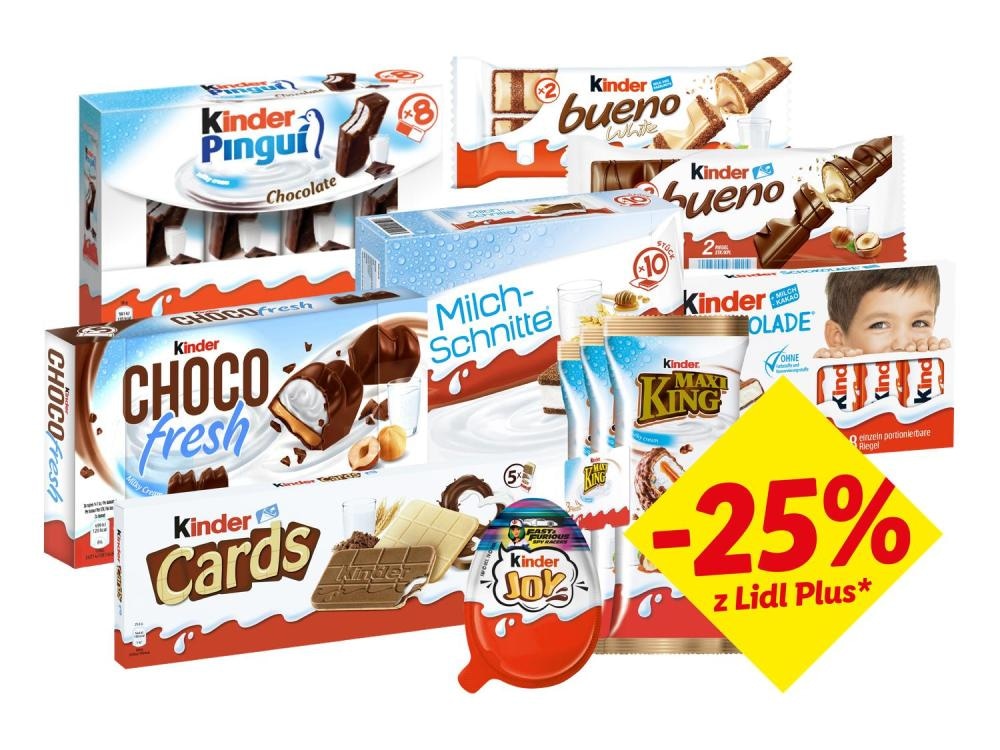 Kinder hlajeni izdelki