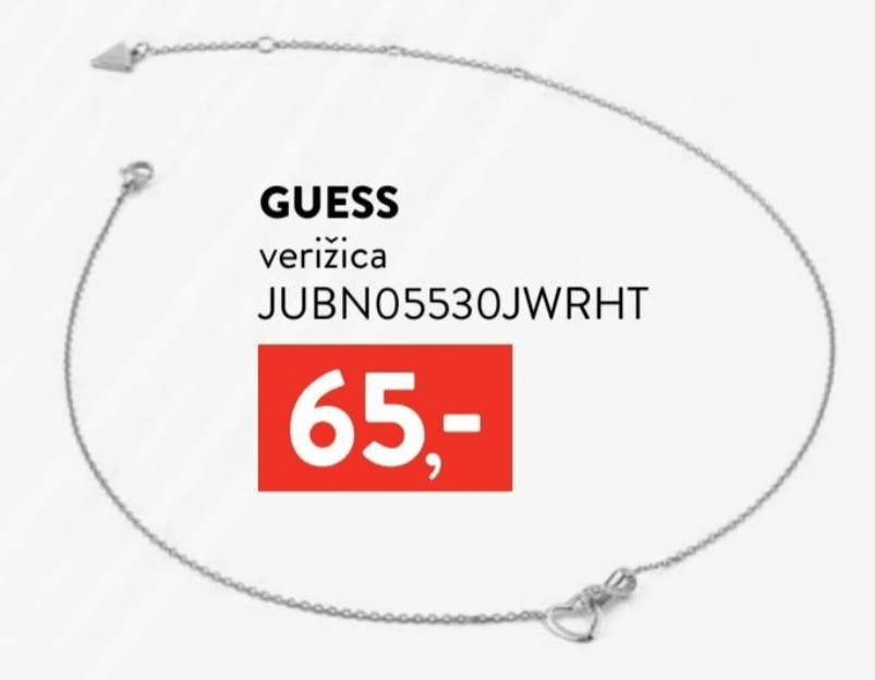GUESS verižica JUBN05530JWRHT