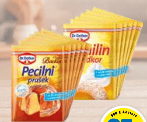 Vanilin sladkor ali Pecilni prašek Dr.Oetker 6x 8 g ali 6x 12 g