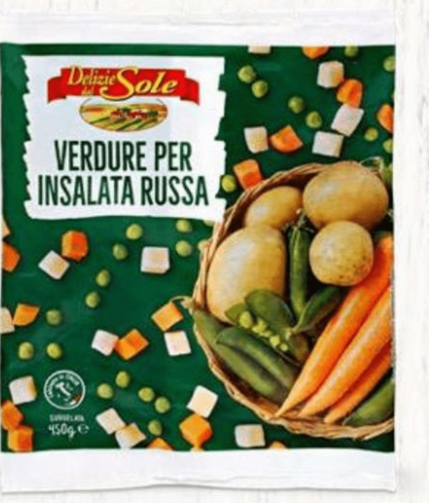 Zelenjava za francosko solato 450 g