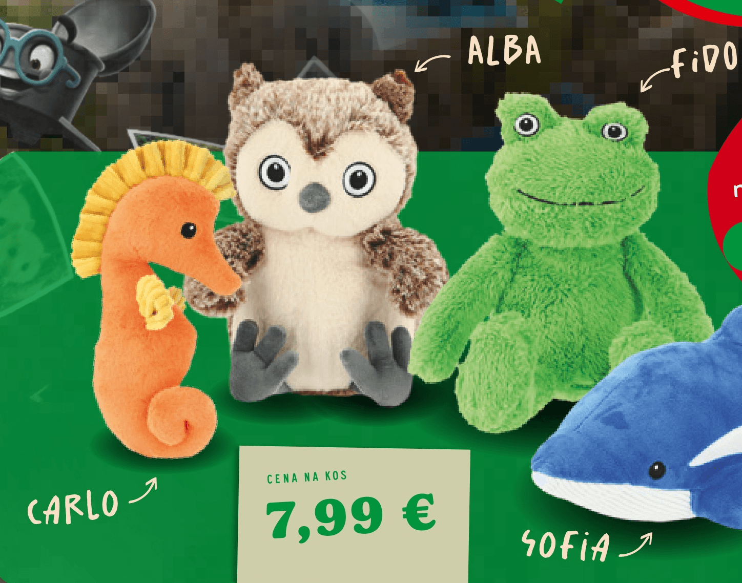 Plišasta igrača 1 kos