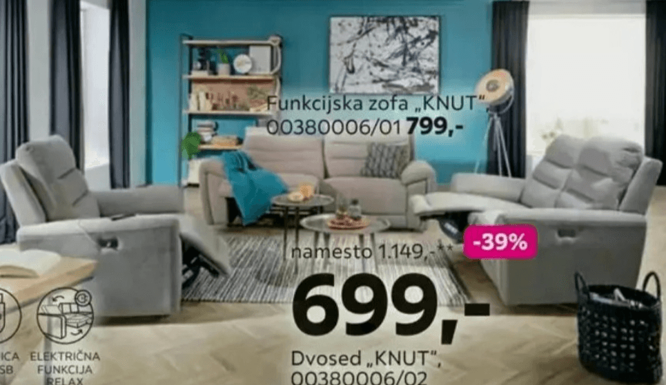 Funkcijska zofa KNUT