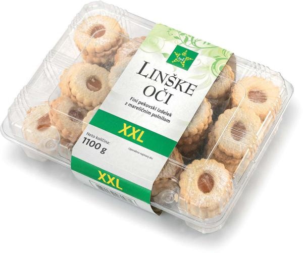 Piškoti Linške oči 370 g