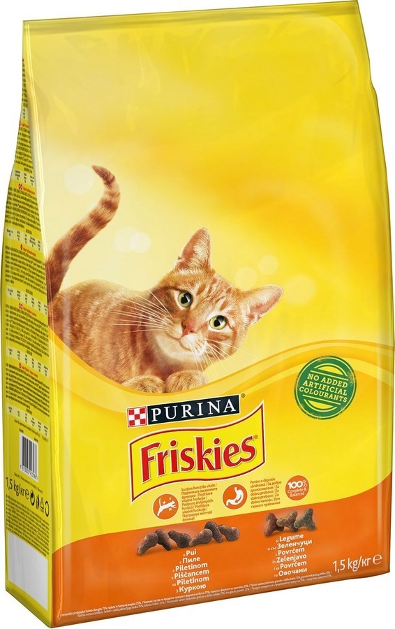 Briketi za mačke Friskies 1,5 kg