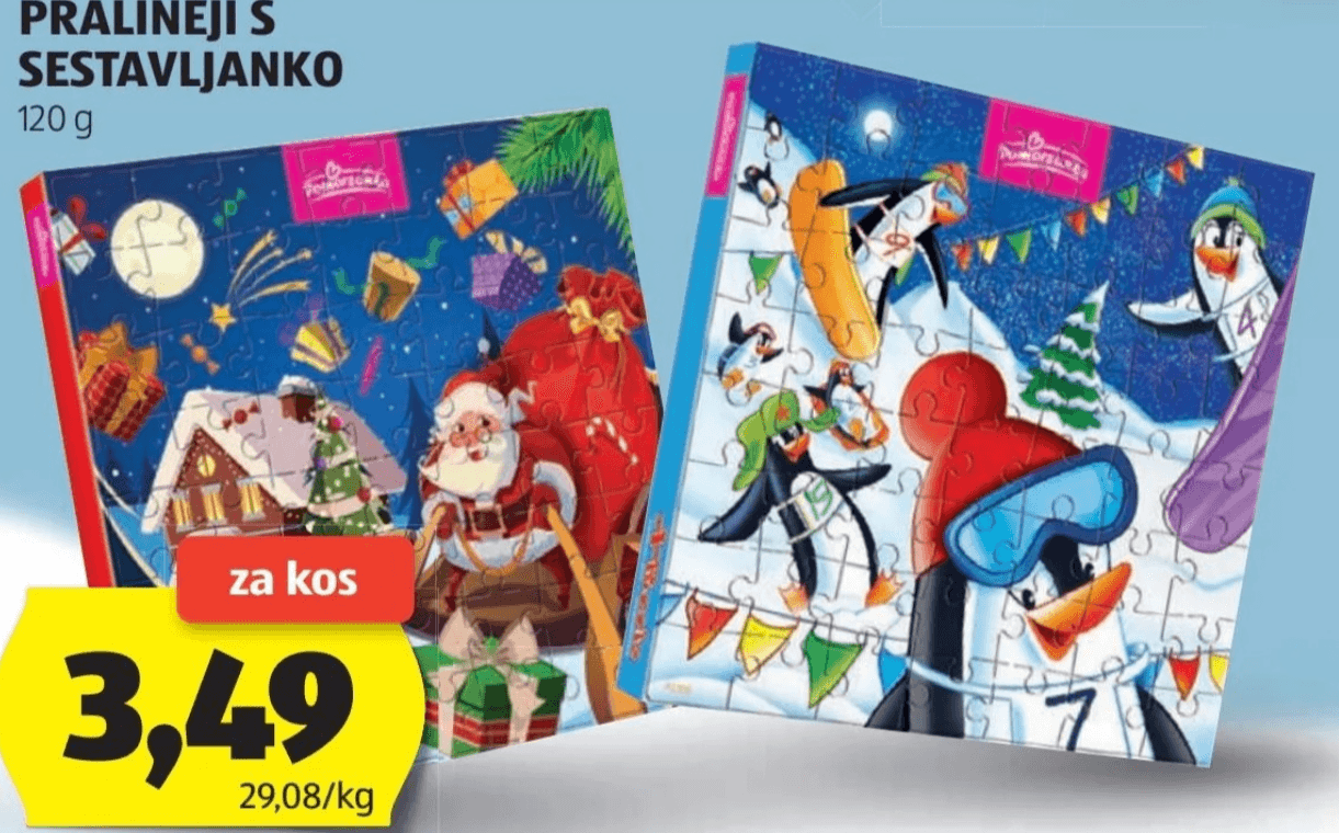 Pralineji s sestavljanko 120 g