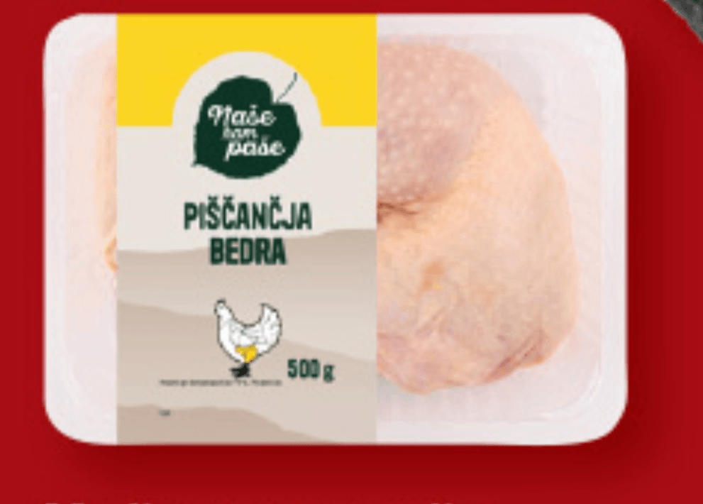 Naše nam paše Sveža piščančja bedra 500 g
