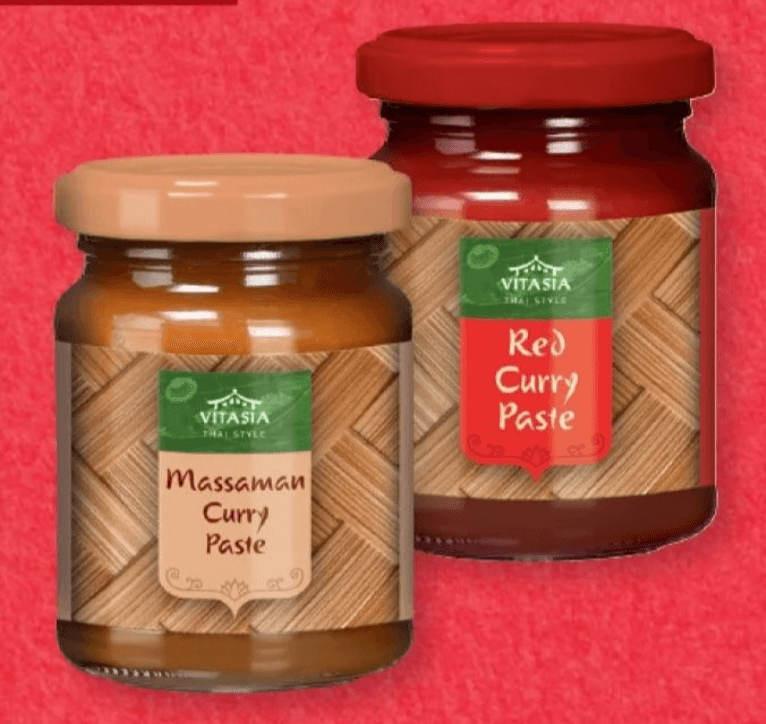 VITASIA „Curry" pasta 195 g - Akcija v trgovini Lidl