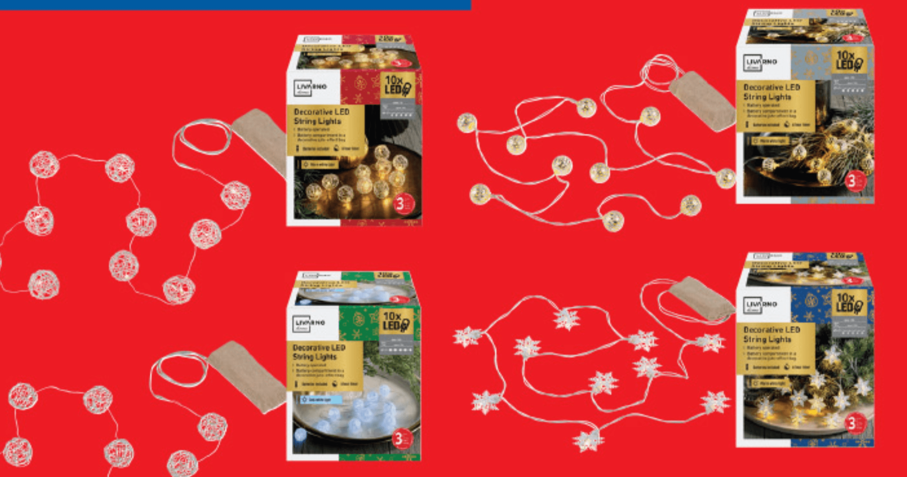 LIVARNO home LED-svetlobna veriga