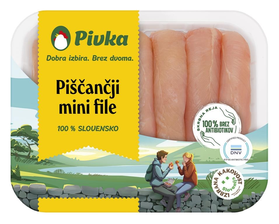Piščančji mini file Pivka 400 g