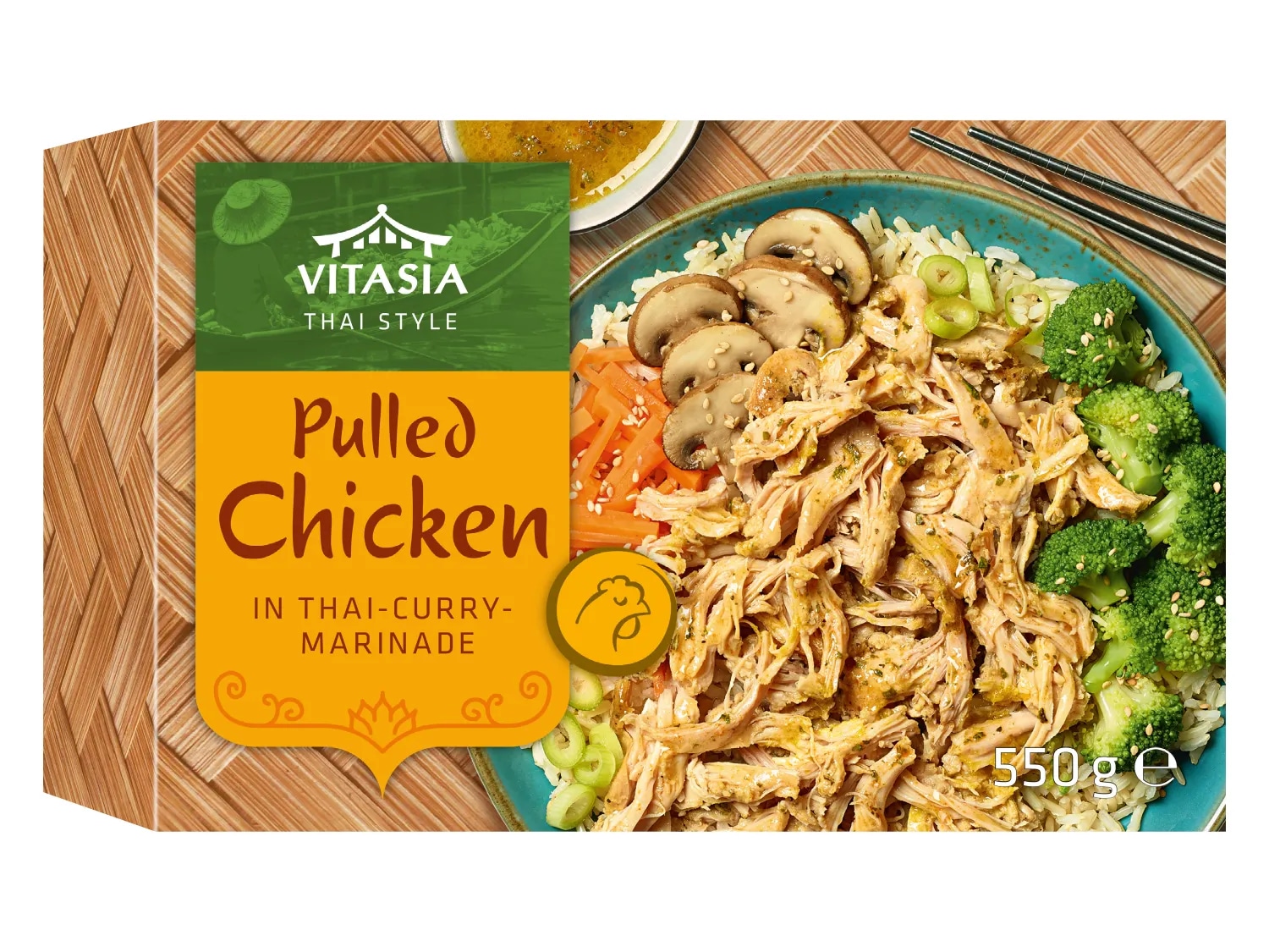 Vitasia Natrgan piščanec 550 g