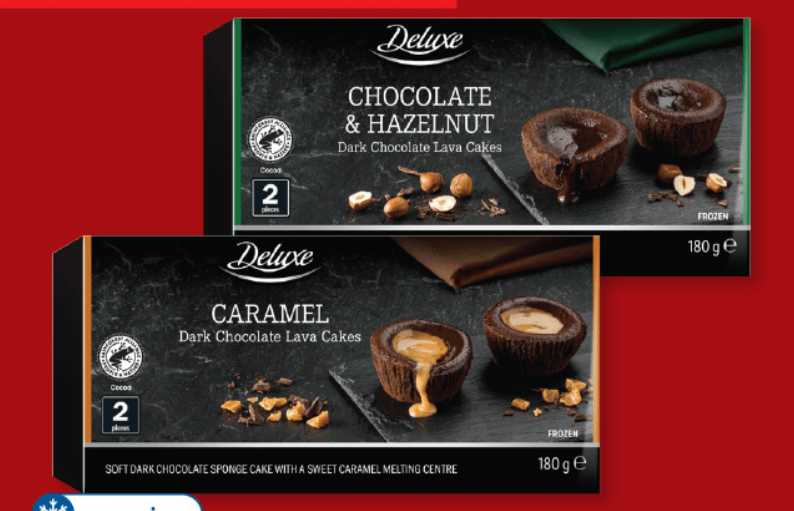Deluxe Čokoladne tortice „Lava cake“ 180 g