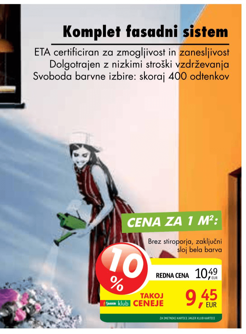 Komplet fasadni sistem