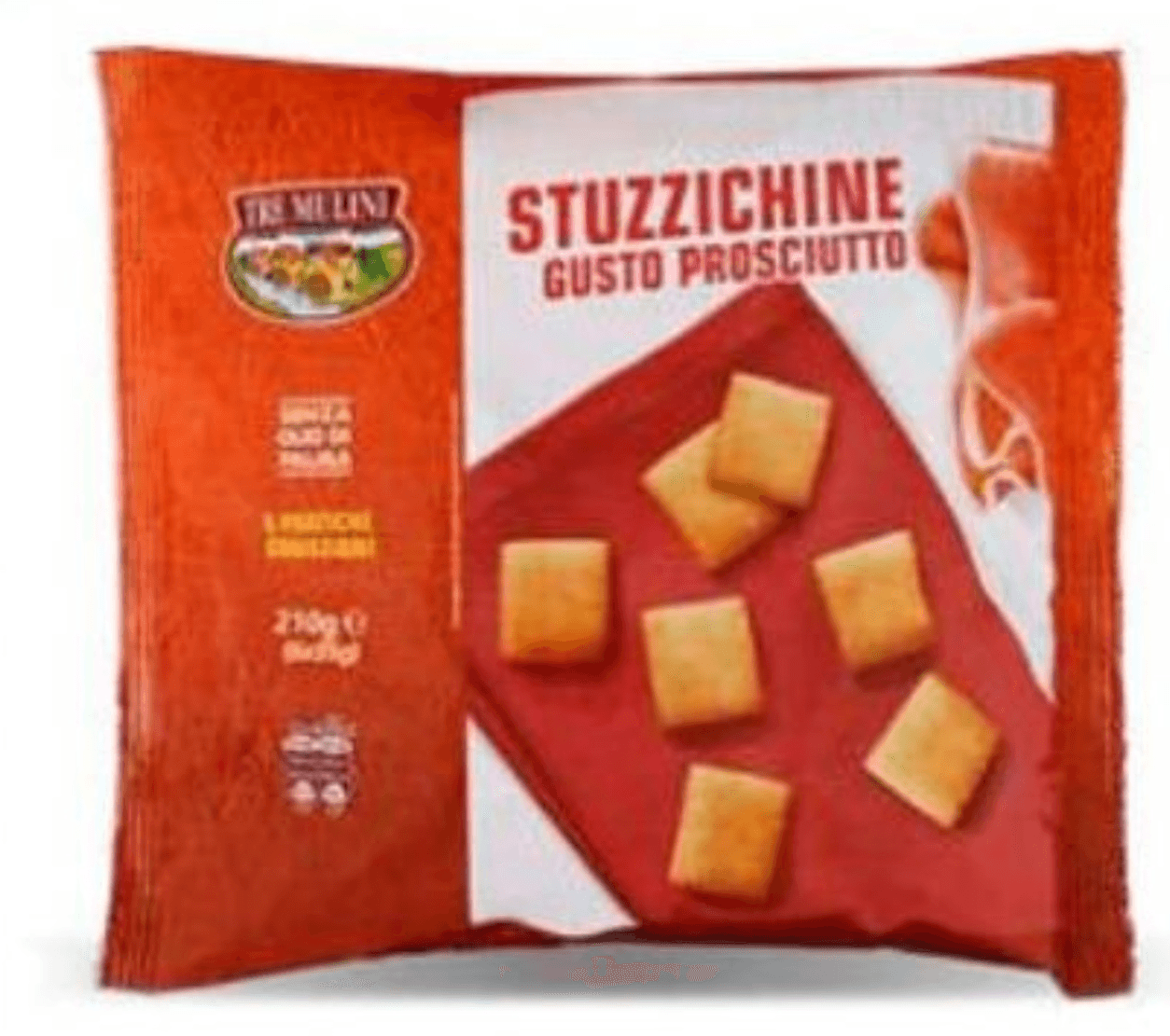 Tre Mulini Slani prigrizek z okusom pršuta 6 x 35 g