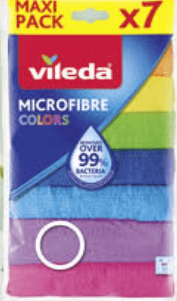 Vileda Microfibre Colors večnamenska krpa 7 kosov Vileda