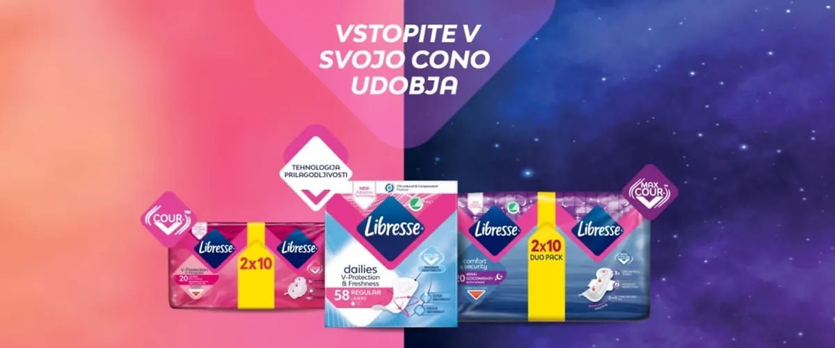 Libresse higienski vložki in ščitniki perila