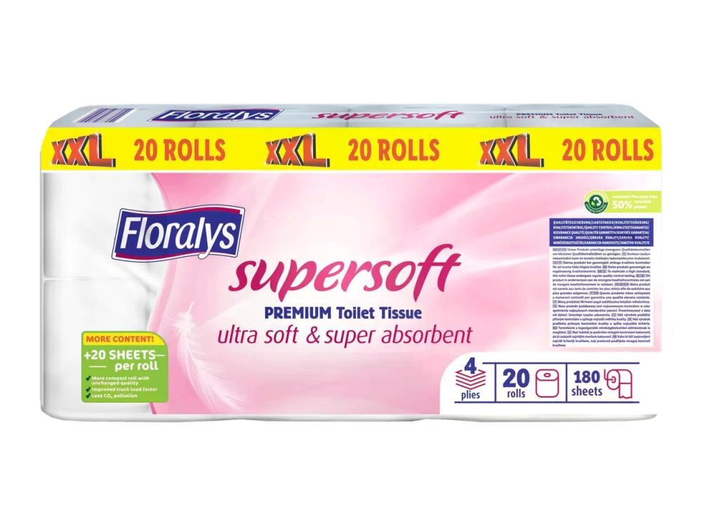 FLORALYS Toaletni papir XXL 20 x 180 listov