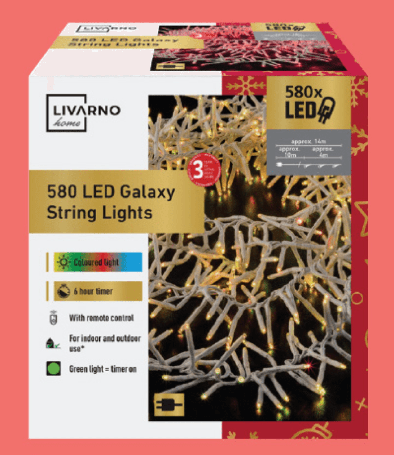 LIVARNO home Galaktična LED-svetlobna veriga LIVARNO home