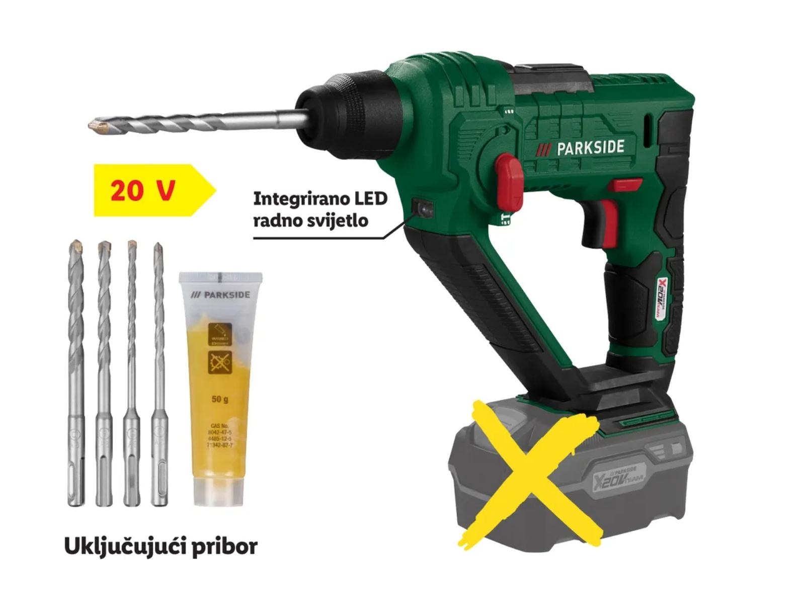 Parkside Akumulatorski udarni vrtalnik