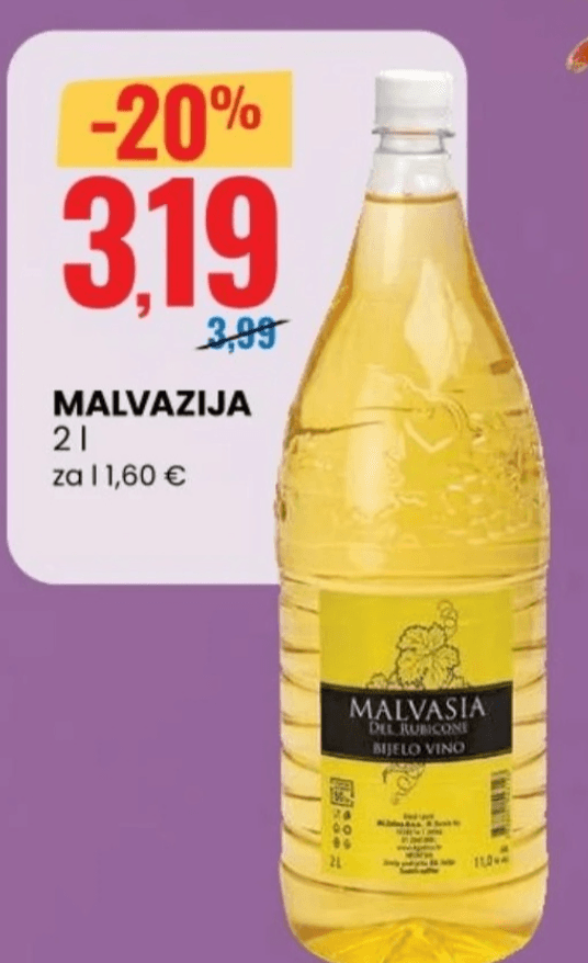 Malvazija 2 l