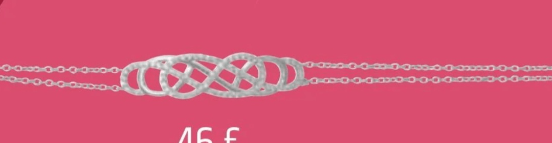 Zapestnica s cirkonijevimi oksidi - Akcija v trgovini E.Leclerc